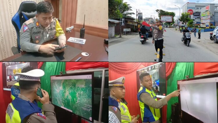 Arus lalulintas disepanjang Jalan lintas Sumatera (Jalinsum) di wilayah Polres Labuhanbatu yang meliputi Kabupaten Labuhanbatu dan Labuhanbatu Utara berjalan dengan lancar dan kondusif. Kapolres Labuhanbatu AKBP Dr Bernhard L. Malau SIK MH melalui Kasat Lantas AKP Johan Kurniawan SIK MA MIK, Selasa (02/01/2024) menyebutkan, selama libur Nasional hari Natal 2023 dan Tahun Baru 2024, Polres Labuhanbatu mendirikan 12 Pos yang terdiri dari 3 Pos Pengamanan, 6 Pos Pelayanan dan 3 Pos Terpadu.
