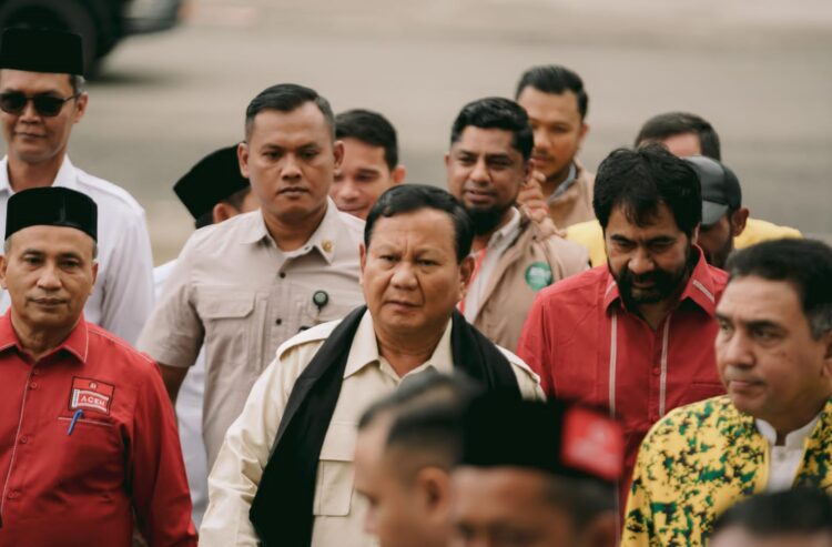Kunjungan Prabowo Subianto ke Aceh