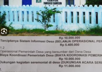 Anggaran Belanja Pemberdayaan Masyarakat Desa Nagori Bangun, kecamatan Gunung Malela, kabupaten Simalungun (Sumut), diragukan oleh berbagai pihak termasuk sebahagian warga sendiri.

Belanja pemberdayaan masyarakat desa yang dimaksud menggunakan alokasi dana desa pada tahun 2023.
