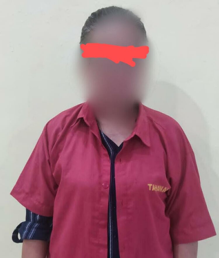 DITANGKAP: Wal alias Wati ditangkap atas dugaan penempatan PMI ke Malaysia tanpa prosedur yang benar. ( Foto Dok/ Polda Sumut)
