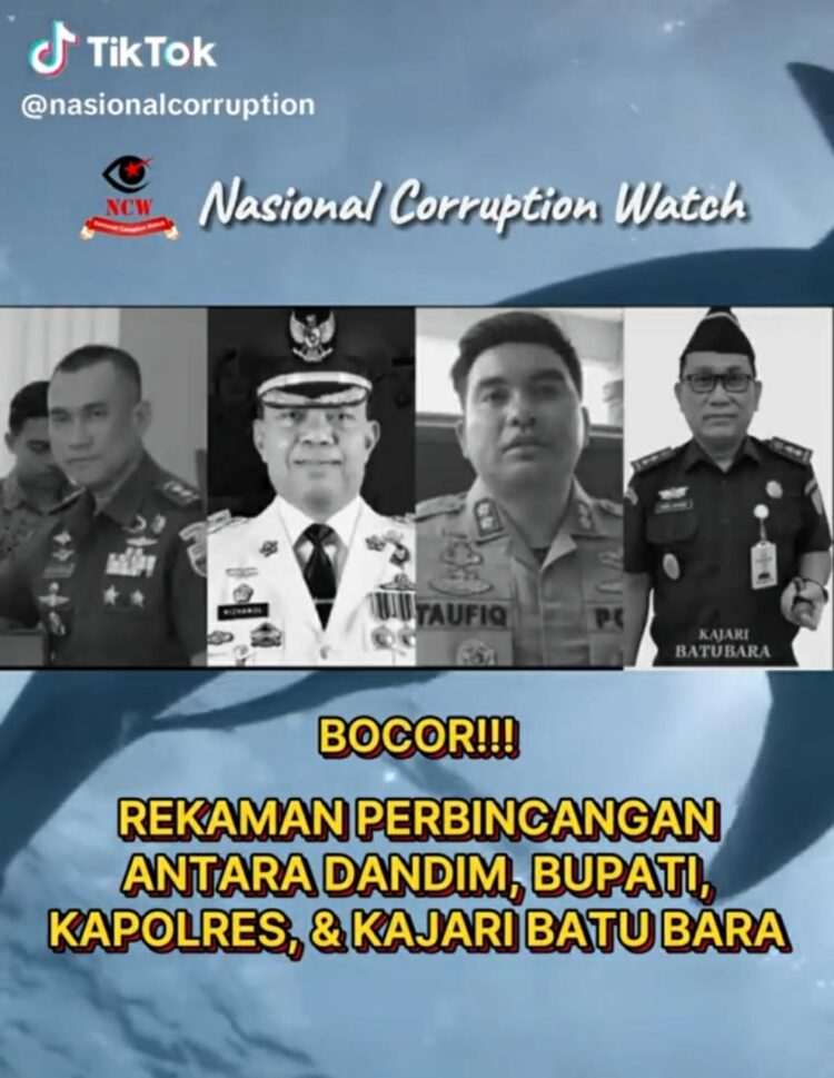 Screenshoot postingan tiktok @nasionalcorruption.