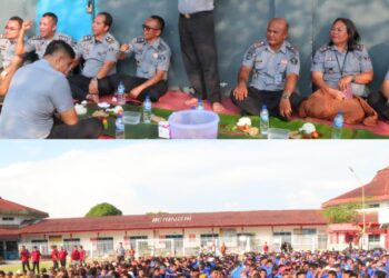 Senin (15/01/2024) acara dimulai dengan kata sambutan dari masing-masing Kepala Seksi, dilanjutkan dengan Perwakilan Warga Binaan dan ditutup dengan Sambutan Kepala Lapas Pematangsiantar dan doa.
