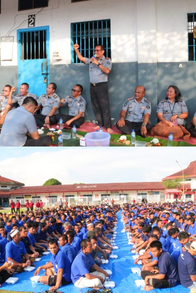 Senin (15/01/2024) acara dimulai dengan kata sambutan dari masing-masing Kepala Seksi, dilanjutkan dengan Perwakilan Warga Binaan dan ditutup dengan Sambutan Kepala Lapas Pematangsiantar dan doa.