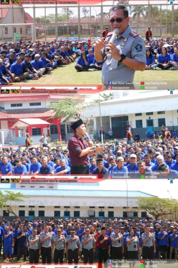 Lembaga Pemasyarakatan Kelas IIA Pematangsiantar bekerja sama dengan Komisi Pemilihan Umum (KPU) Kabupaten Simalungun menggelar sosialisasi terkait pelaksanaan pemilihan umum (pemilu) tahun 2024.