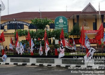 Mako Polres Pematang Siantar Jalan Sudirman Kota Siantar - Sumut (Foto : Dok/Ricardo)
