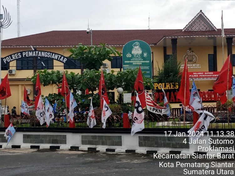 Mako Polres Pematang Siantar Jalan Sudirman Kota Siantar - Sumut (Foto : Dok/Ricardo)