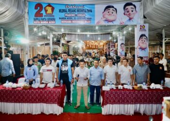 Sebanyak lima ratusan anak muda milenial mendeklarasikan diri mendukung Prabowo Gibran pada Selasa malam, 23 Januari 2024 di Sulthan Cafe, Lamteumen Timur, Kota Banda Aceh. Acara deklarasi ini diprakarsai oleh Bappilu Gerindra Kota Banda Aceh yang diketuai oleh M. Abrar Perdana.