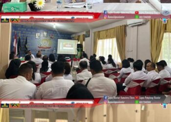 KPPS Lapas Kelas IIA Pematangsiantar Terima Sosialisasi dari Ketua Komisi Pemilihan Umum (KPU) kabuaten Simalungun. Kegiatan ini berlangsung pada hari Rabu, 24 January 2024 pada pukul 10:00 wib di Aula Rapat Lapas Kelas IIA Pematangsiantar.