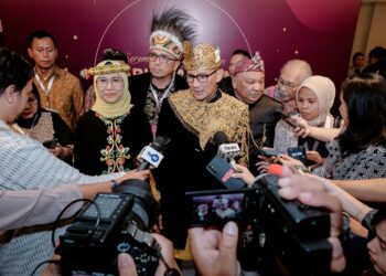 KEN 2024 resmi diluncurkan oleh Menteri Pariwisata dan Ekonomi Kreatif, Sandiaga Salahuddin Uno, di Sasono Langen Budoyo, Taman Mini Indonesia Indah (TMII), Jakarta, Sabtu, 27 Januari 2024.