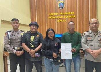 SPKT Polres Samosir Menyelesaikan Konflik Rumah Tangga dan telah disepakati Damai untuk Suami Istri SM dan JM (SM selaku Suami dan JM selaku istri).