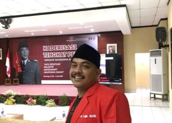 GMNI (Gerakan Mahasiswa Nasional Indonesia) Dairi Andi Silalahi Selaku sekretaris GMNI