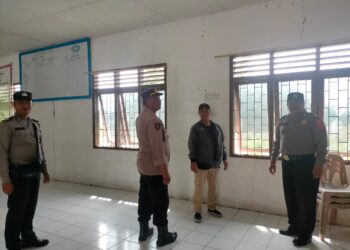 Polres Samosir bersama Polsek Jajaran melaksanakan pengecekan lokasi penyimpanan logistik Pemilu Tahun 2024 tingkat kecamatan se Kabupaten Samosir.