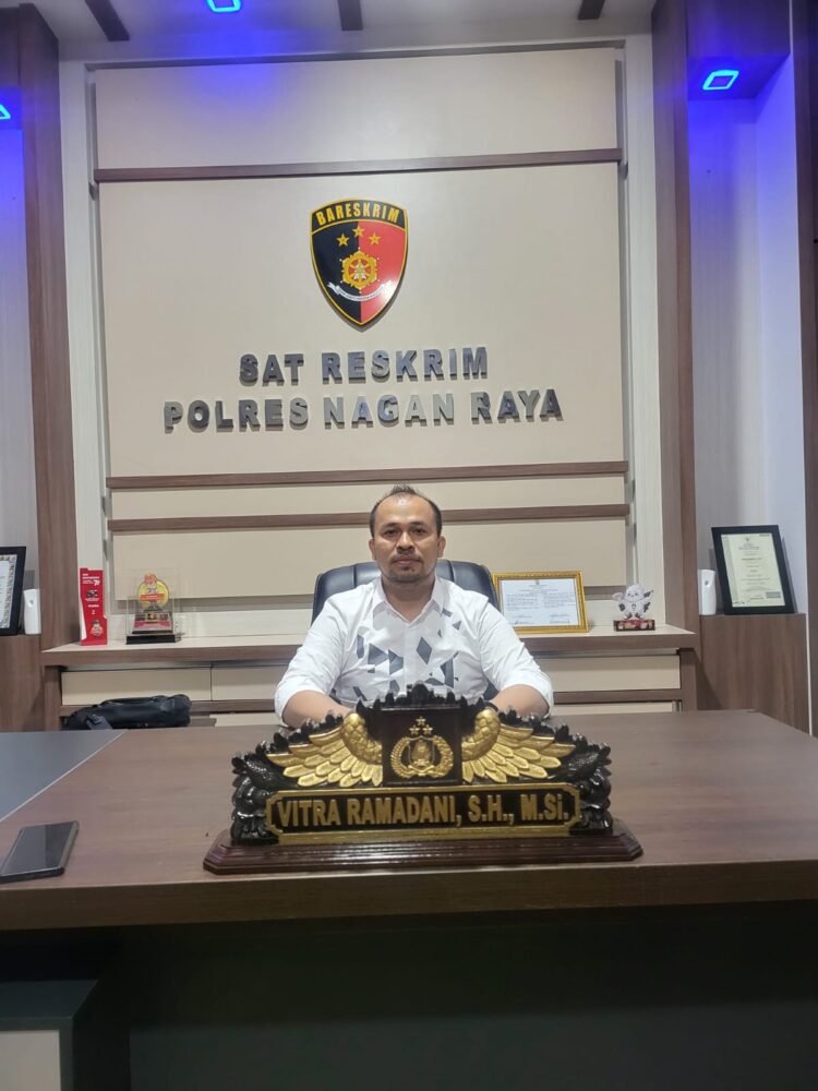 Kasat Reskrim Polres Nagan Raya Iptu Vitra Ramadani