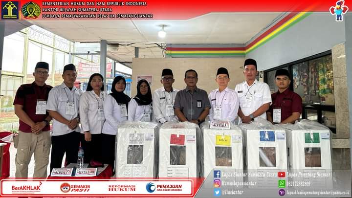 Sebanyak 1.507 orang warga binaan di Lembaga Pemasyarakatan (Lapas) Kelas IIA Pematangsiantar Kanwil Kemenkumham Sumut menggunakan hak suaranya pada Pemilihan Umum (Pemilu) tahun 2024 ini
