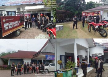 Personel Polres Labuhanbatu Lakukan Patroli Presisi di Seputaran Rantauprapat, Kamis (15/02/2023)