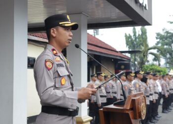 Polres Purbalingga menyiapkan puluhan personel untuk melaksanakan pengamanan pemungutan suara ulang (PSU) di TPS 01 Desa Timbang, Kecamatan Kejobong, Kabupaten Purbalingga. Hal tersebut disampaikan Wakapolres Purbalingga Kompol Donni Krestanto, Sabtu (17/2/2024) pagi.