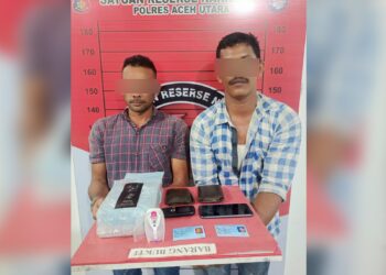 Pelaku yang ditangkap yakni B, 40 tahun warga Gampong Beuringen Kecamatan Samudera, Aceh Utara dan MA 33 tahun warga Gampong Lhok Seuntang Kecamatan Julok, Aceh Timur. Selain itu polisi juga menetapkan dua orang lainnya S dan Apacong sebagai DPO sebab terlibat dalam kasus ini.