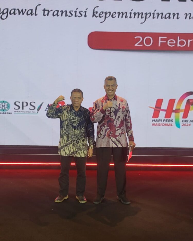 Rektor Universitas Malikussaleh (UNIMAL) Prof Herman Fithra Aseng Eng menghadiri acara puncak Hari Pers Nasional (HPN) dan Hut Persatuan Wartawan Indonesia (PWI) 2024 di Ecovention Ancol, Jakarta, Selasa (20/2/24).