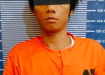 DIAMANKAN : PN (30), tersangka pelaku pencurian diamankan di Polsek Telukmengkudu, Rabu (21/2/2024). (Foto Dok/Humas Polres)