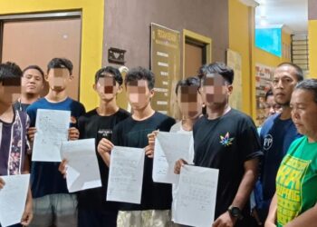 Tindakan tegas dilakukan oleh Kepala Satuan Patroli Kepolisian (KA SPK) “C” AIPDA F. T PURBA setelah menerima laporan dari warga setempat, Senin (26/2/2024) malam.