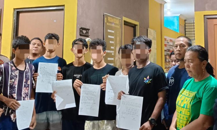 Tindakan tegas dilakukan oleh Kepala Satuan Patroli Kepolisian (KA SPK) “C” AIPDA F. T PURBA setelah menerima laporan dari warga setempat, Senin (26/2/2024) malam.