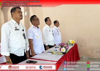 Kalapas Kelas II A bersama Staf hadiri Munggahan bersama Kemenhumkam RI secara Virtual. Rabu (06/03/2024).