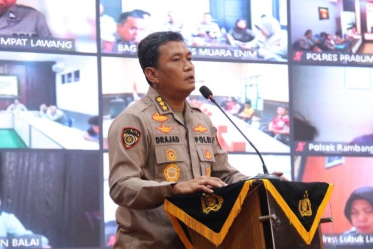 Karo SDM Polda Sumsel Kombes Pol Sudrajad Hariwibowo