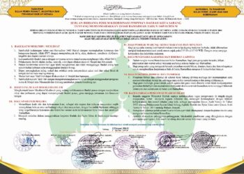 Pemerintah Kota Sabang bersama Forkopimda serta Majelis Permusyawaratan Ulama Kota Sabang keluarkan seruan bersama dan imbauan, terkait pelaksanaan ibadah selama bulan bulan suci Ramadhan 1445 Hijriah tahun 2024.