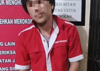 Tim ALPHA ROTR Polresta Manado telah mengamankan terduga pelaku penganiayaan di Kompleks Lorong Mabak Stadion Klabat. Pelaku tersebut diketahui bernama JL, berusia 28 tahun, beragama Kristen, dan bekerja sebagai karyawan PD Pasar dengan alamat di Karombasan Utara lk II kec Wanea, Rabu (13/3/2024) sekitar pukul 04.00 WITA.
