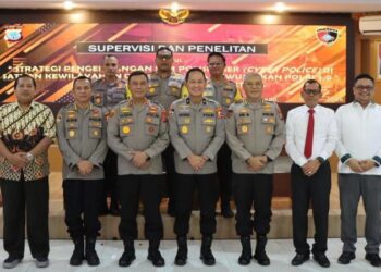 Kapolresta Manado, Kombes Pol Julianto Sirait, memimpin delegasi penting dalam pembukaan kegiatan penelitian yang diselenggarakan oleh Pusat Penelitian dan Pengembangan Kepolisian Negara (Puslitbang Polri) di wilayah Polda Sulawesi Utara, Senin (18/3/2024).