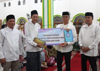 Pemerintah Kabupaten Ogan Komering Ilir memberikan santunan untuk Anak Yatim dan Lansia di wilayah Kecamatan Tanjung Lubuk, memberikan bantuan Al-Quran dan Alat Solat untuk dipergunakan di Masjid As Saadah