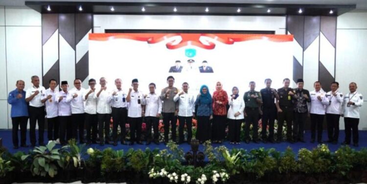 Pemerintah Kabupaten Ogan Komering Ilir (OKI) menggelar Musyawarah Rencana Pembangunan (Musrenbang) penyusunan Rencana Pembangunan Jangka Panjang Daerah (RPJPD) Tahun 2025-2045 serta Rencana Kerja Pemerintah Daerah (RKPD) Tahun 2025 di Aula Bappeda OKI, Rabu 27 Maret 2024.