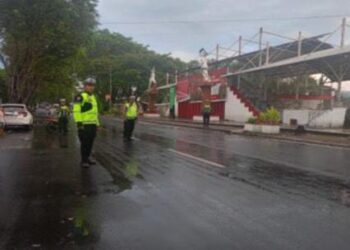 Satuan Lalu Lintas Polresta Manado melakukan operasi khusus di sekitar Lapangan Sparta Tikala, Jalan Martadinata, Jalan Hasanudin, dan Jalan Boulevard 2 untuk mengantisipasi kegiatan balap liar, Sabtu (30/2/2024).