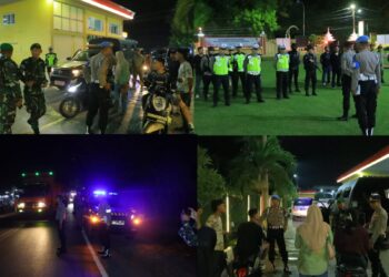 Patroli dimulai dengan Apel Kesiapan Sabtu, (30/03/2024) pukul 22.00.WIB di lapangan Mako Polres Labuhanbatu pimpinan Apel AKP Akhiruddin Harahap memberikan arahan cara bertindak sesuai dengan SOP yang melibatkan 32 personel gabungan dari Polri, Kodim 0209/LB dan Satpol PP Labuhanbatu.