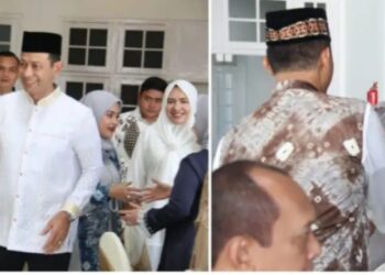 Kapolda Sumsel Irjen Pol A. Rachmad Wibowo SIK bersama Wakapolda Brigjen Pol M.Zulkarnain SIK, Msi dan seluruh pejabat utama Polda Sumsel gelar halal bihalal dengan seluruh Para Wadir, Kabag, Kasubdit di kediaman Rumah Dinas Kapolda Sumsel di komplek Pakri Jalan Jenderal Bambang Utoyo. Rabu pagi (10/04/24).