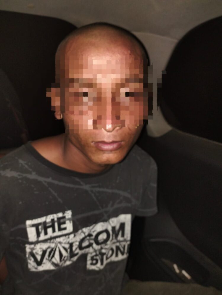 PELAKU: Polisi berhasil menangkap pelaku berinisial IAN (23) warga Tongging, Kecamatan Merek, Kabupaten Karo, Jumat (12/4/2024).(Foto Dok/ Polda Sumut)