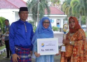 Untuk juara 1 cang incang mendapat Rp.500.000, juara 2 Rp. 400.000, juara 3 Rp. 300.000 dan harapan 1,2,3 mendapatkan Rp. 300.000.