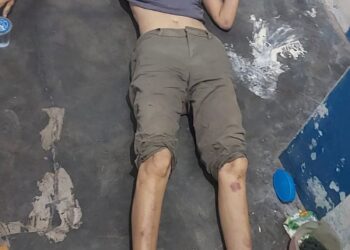 TEWAS DIBANTAI: Maylani br Sitompul tewas dibantai di rumahnya Jalan Karya Gang Sepakat Kelurahan Karang Berombak, Kecamatan Medan Barat, Rabu (24/4/2024).(Foto Dok/Warga)