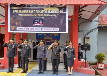 Bertempat dihalaman depan, upacara ini diikuti oleh seluruh jajaran Lapas Bitung, baik pejabat struktural, staf, dan anggota regu pengamanan serta jajaran Paguyuban Ibu-ibu Pemasyarakatan (PIPAS). Adapun kegiatan ini juga dihadiri oleh Kepala Balai Pendidikan dan Pelatihan Hukum dan HAM Sulawesi Utara, Wahju Prihandono, sebagai salah satu Satuan Kerja Kemenkumham RI yang berada di Kota Bitung.