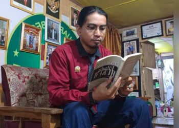 Ketua Badan Khusus Waspamops LMR RI Sulsel Jumardin, S.H,. M.H., C.L.E yang juga Ketua DPD BAIN HAM RI Wajo