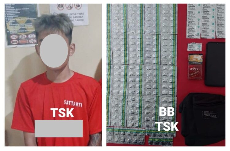 Satresnarkoba Polresta Banyumas, Polda Jateng, berhasil mengamankan seorang pria berinisial JA (23) warga Desa Dawuhan Wetan, Kec. Kedungbanteng, Kab. Banyumas. Ia ditangkap karena diduga menjadi pengedar obat psikotropika.