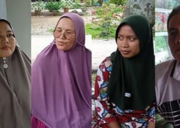 Dokumentasi wawancara dengan beberapa warga Pulo Padang, Kecamatan Rantau Utara, Kabupaten Labuhanbatu (Foto : Dok/Mitrapolri.com)