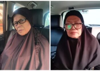 DITANGKAP: Dua wanita buronan, Aja Masita (66) dan Elvira (59) ditangkap Polda Sumut. (Foto Dok/ Polda Sumut)