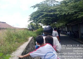 Kawasan Gang bangsal belakang pasar horas Kota Pematangsiantar