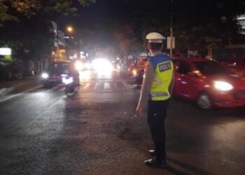 Personel Satuan Lalu Lintas (Sat Lantas) Polres setempat meluncurkan operasi cakalang. Operasi ini dilakukan di sejumlah titik rawan kemacetan dan tingginya pelanggaran lalu lintas, Sabtu (18/5/2024).
