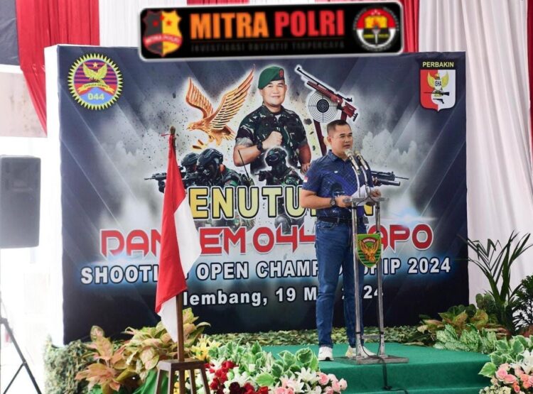 Danrem 044/Gapo Brigjen TNI Muhammad Thohir tutup lomba tembak “Danrem 044/Gapo Shooting Open Championship 2024”, bertempat di Shooting Range Jakabaring Palembang.