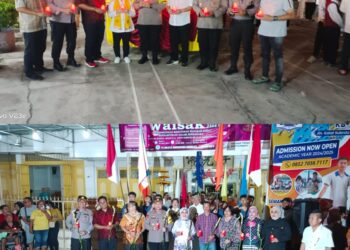 Forum Komunikasi Pimpinan Daerah (Forkopimda) Labuhanbatu, terdiri dari Plt Bupati, Hj Ellya Rosa Siregar SPd MM, Dandim 0209/LB  Letkol Inf Yudi Ardiyan Saputro, Kapolres AKBP Dr Bernhard L Malau secara  bersama,  melepas pawai lilin Hari Raya Waisak 2568, dari depan Komplek Perguruan Byddhus Jayanti, di Jalan Jendral Gatot Subroto Rantauprapat, Kamis (23/05/2024).