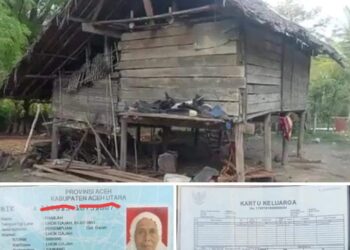 Nek Ramlah merupakan warga Duson Cot Leupee Gampong Lhok Gajah Kecamatan Sawang, Kabupaten Aceh Utara. yang tinggal di rumah tidak layak huni, ia terpaksa tinggal di rumah tersebut lantaran tidak ada pilihan lain