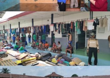 Lapas Kelas IIA Pematangsiantar Kantor Wilayah Kementerian Hukum dan HAM Sumatera Utara mengadakan Penilaian kebersihan dan Kerapian kamar dan blok hunian WBP. Kamis, (02/05/2024).