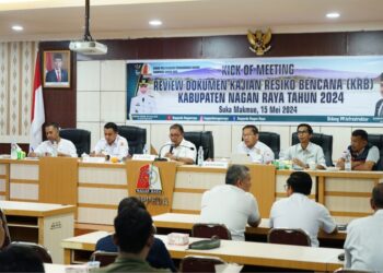 Kegiatan yang diselenggarakan oleh Badan Perencanaan Pembangunan Daerah (Bappeda) itu dibuka Penjabat (Pj) Bupati Nagan Raya, Fitriany Farhas, AP., S.Sos., M.Si yang diwakili Asisten Perekonomian dan Pembangunan Sekda, Amran Yunus, S.P., M.T di Aula Bappeda Kompleks Perkantoran Suka Makmue, Rabu (15/5/2024).